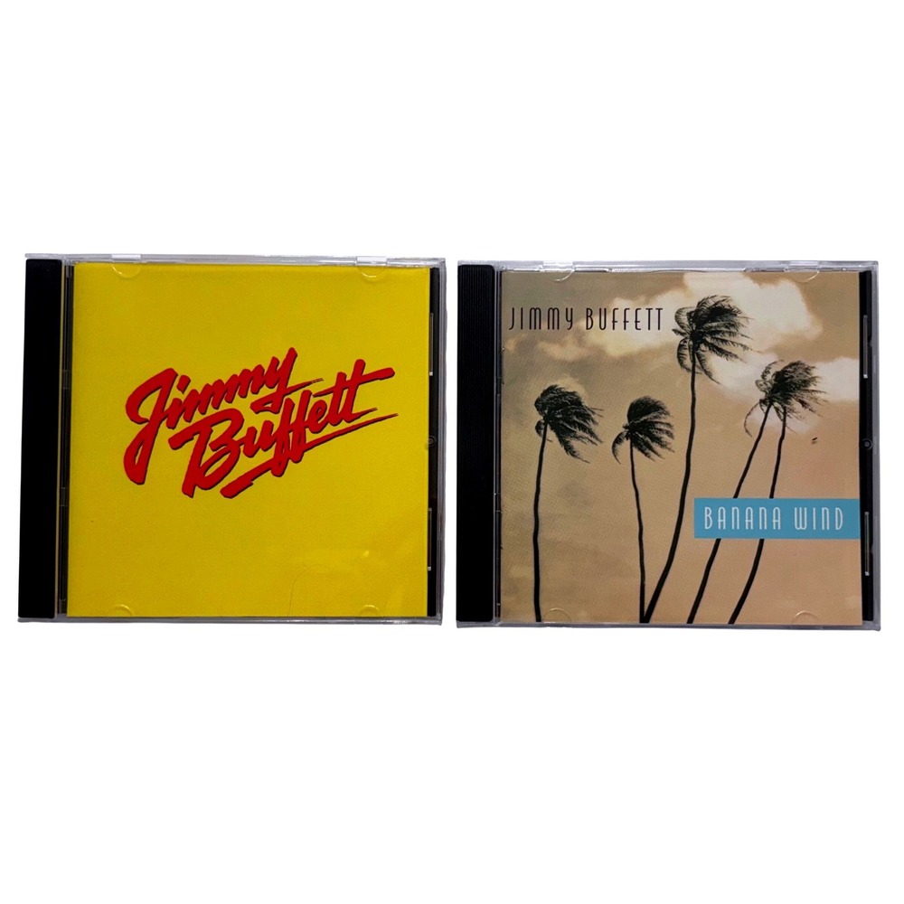 Jimmy Buffett CD Lot Songs You Know By Heart & Banana Wind‎ MCA Records